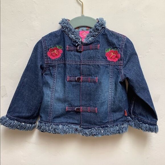 OILILY DENIM JACKET BLUE SIZE 2 denim - Picture 8 of 13